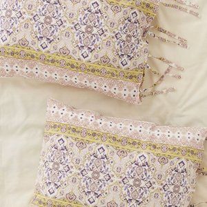 plum & bow anza tiled sham set